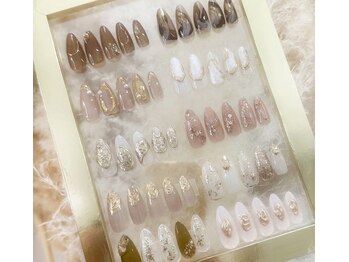 アマネイル(Ama nail)の写真/■ニュアンス・流行りのアートが出来る定額コース■デザインで迷われている方必見♪フットネイルも同価格◎
