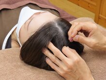 新保鍼灸治療室/頭のツボまで刺激◎