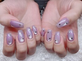 パープルマグネットデザイン