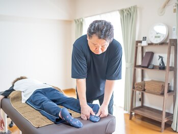 うえすぎ/足先までしっかりほぐします