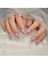 ベルネイル(Belle Nail)/自爪ラメグラデーション