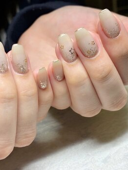 レガート(Legato)の写真/シンプルでもさりげなく洗練された指先へ。丁寧なハンドケア付で、うる艶で美しいフォルムの仕上がりに♪