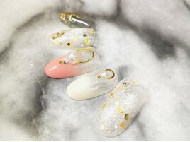 雪ネイル