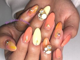 【自爪ネイル】パステルネイル