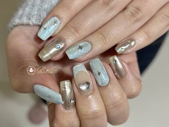 ベル(Belle)/水色×シルバー♪