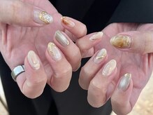 クルネ(QULNE)/ニュアンス 春ネイル