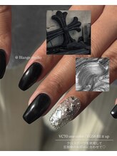 ビースタジオブランジュ(B STUDIO blange)/ブラックネイル/クロスパーツ