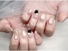 ミューズネイル(muse nail)/マグネット×フレンチ
