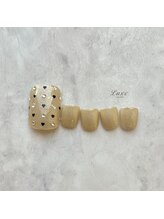 ネイルサロンリュクス (nailsalon Luxe)/ハート×ドットネイル