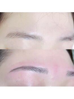 ロコラッシュ 竹下通り店の写真/【眉毛WAX&パリジェンヌSET￥7700】美眉アイブロウとまつげパーマのセットがお得◎束感仕上げも◎