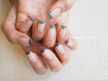 ネイルサロン アージュ(Nail Salon A jyu)/スモーキーフレンチ