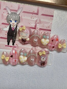 ピンクシュガーネイル(pink sugar nail)/★ネイルチップ制作受付中★