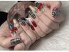 ★オフ込★華やか系ネイル　定額デザイン　￥7700　フット可