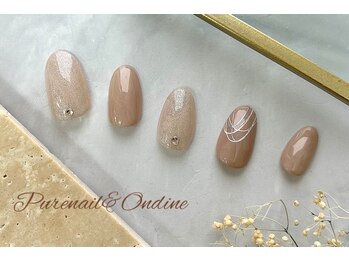 ピュアネイルアンドオンディーヌ/定額シンプルデザイン