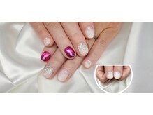 チェリー(Cherry)/【雪の結晶ネイル】