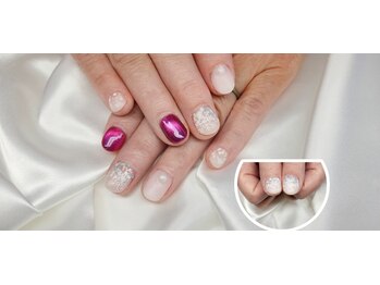 チェリー(Cherry)/【雪の結晶ネイル】