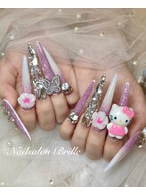 エスフィーネイルサロン ブリーユ(Esfy nailsalon Brille)/キティーちゃん×ピンクネイル