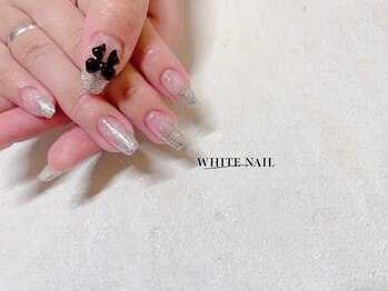 ホワイトネイル(WHITE NAIL)/リボンネイル/持ち込み/パラ