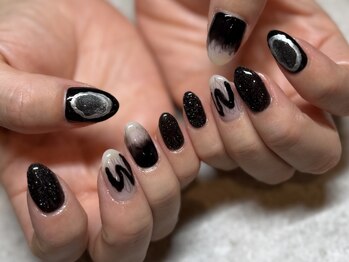 ハレ(80_hare_)/80hareコース黒×白デザイン