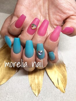 モレリア(morelia)/スカルプ+2本アート