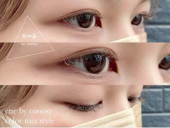 エネ(eNe)/brown × point highlight