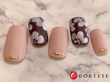 ネイルサロン コルテーゼ 四条烏丸店(CORTESE)/秋ネイル　マシンオフ無し