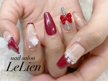 ルリアン(LeLien)/クリスマス限定/レースネイル