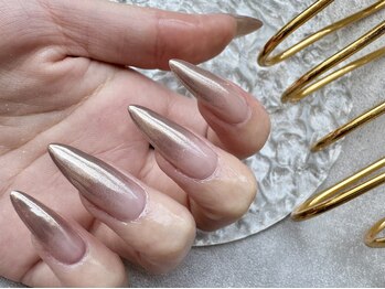 ミラーネイル グラデーション