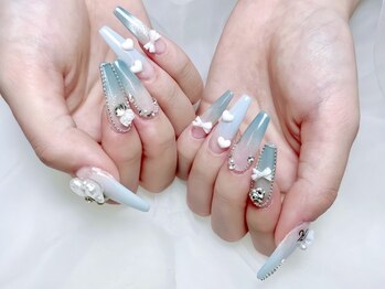 リンネイル(Rin Nail)の写真/[流行など豊富なアートネイルに対応OK/お色は1000色から選べる♪]ハイセンス＋低コスパでネイルが楽しめる