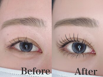 フーリー(fully)/上下マツエクで中顔面短縮♪