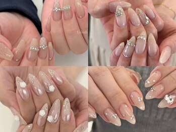 ルルディ(Luludi)の写真/《キラキラ系デザインが得意》ブライダルにも対応◎ストーン・パーツの種類豊富にご用意あり♪長さだしも◎