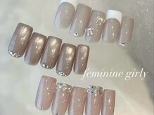 デイシー ネイルアンドアイラッシュ 新宿(deicy)/定額フェミニンガーリーdesign