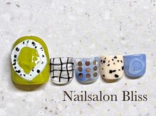 ネイルサロンブリス(nail salon Bliss)/定額FOOTシンプルアート￥5720