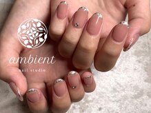 ネイルスタジオ アンビエント 表町店(Nail Studio ambient)/ガラスフレンチ