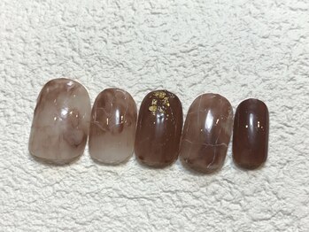 カラネイル 南森町店(calla nail)/もやもや×ライン