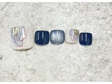 ネイルルーム エルナ(nail room ELNA)/フット定額デザイン￥9000