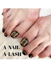 エーネイル エーラッシュ(A-NAIL A-LASH)/定額フットネイル【倉敷】