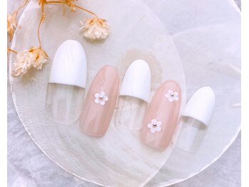 ネイルサロンフォーユー(for u)/ハーフフレンチネイル¥4980
