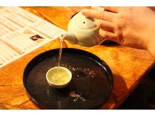 快足館 関帝廟通り店/中国のジャスミン茶をご用意☆