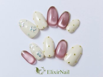 エリクサーネイル 新橋(Elixir Nail)/定額a シンプル/クーポン使用