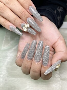 アヤメネイル/ロングネイル