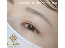 アリュージョン 天王寺北口店/美眉スタイリング×まつげパーマ