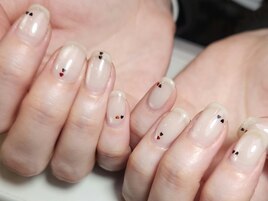 ミニマムハートホロネイル