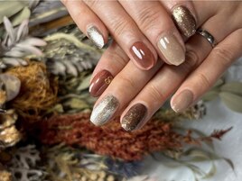 ブラウンワンカラーでおしゃれに