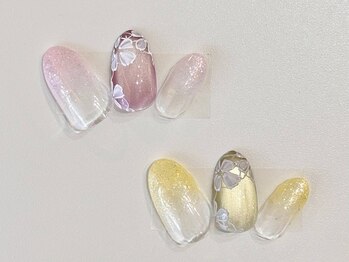 ネイルサロン ブリオン(Nail Salon Bullion)/フラワーブルームネイル