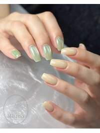 非対称ネイル