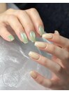 非対称ネイル