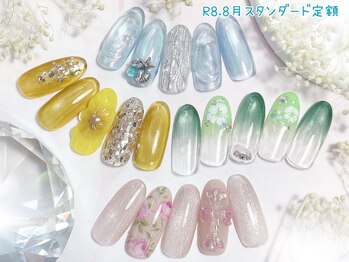 ネイルサロン キュラソー(Curacao)の写真/オフずっと無料★10番出口徒歩1分★【シンプル定額￥6800～/フリーARTシンプル￥8800】甘可愛いワンホンも◎