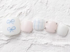カラフルリボンチェック¥7500