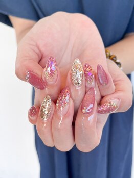 テラス(TERRACE)/ガーリー夏ネイル